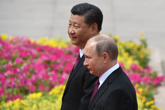 الرئيس الصينى والرئيس الروسى فى بكين 
