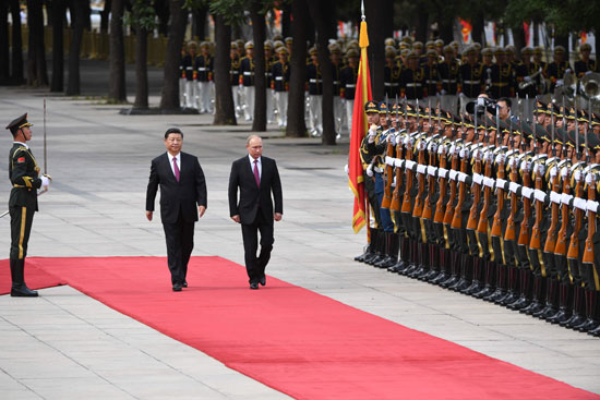 بوتين والرئيس الصينى 