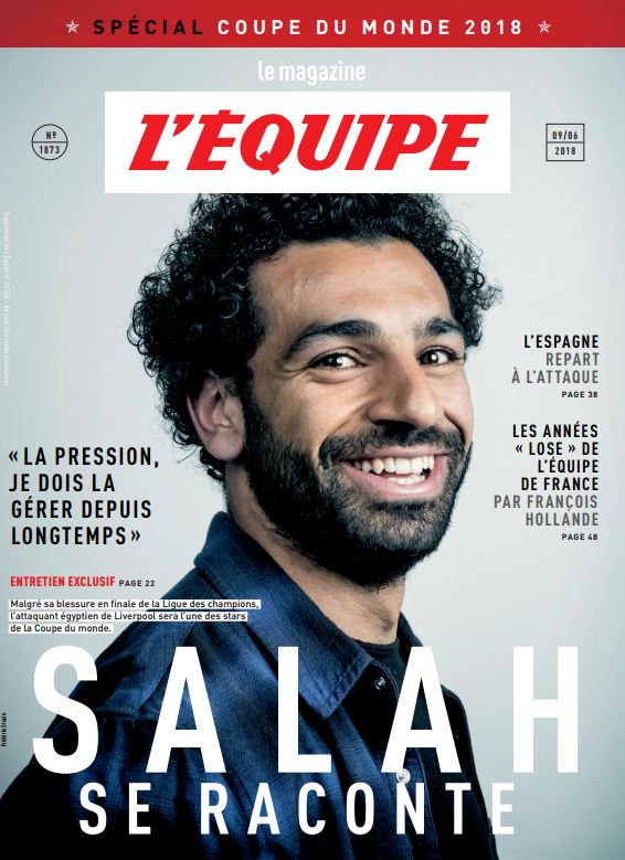محمد صلاح يتصدر غلاف صحيفة ليكيب الفرنسية
