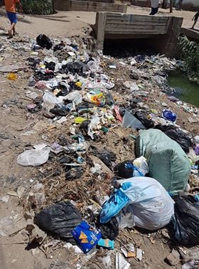 انتشار القمامة بقرية برج مغيزل بكفر الشيخ (5)
