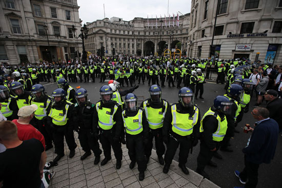 انتشار الشرطة البريطانية