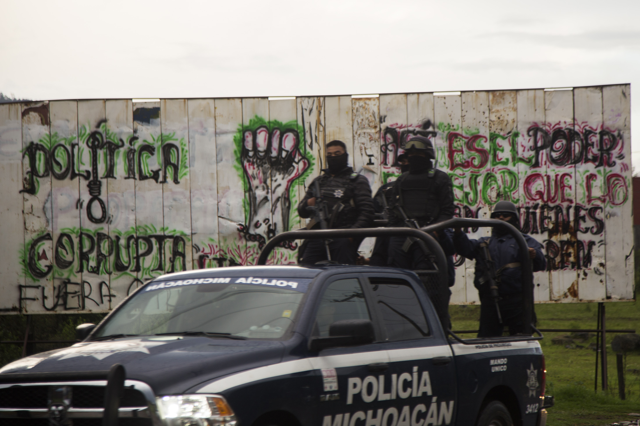 قوات الشرطة تشارك فى تأمين انتخابات الرئاسة بالمكسيك