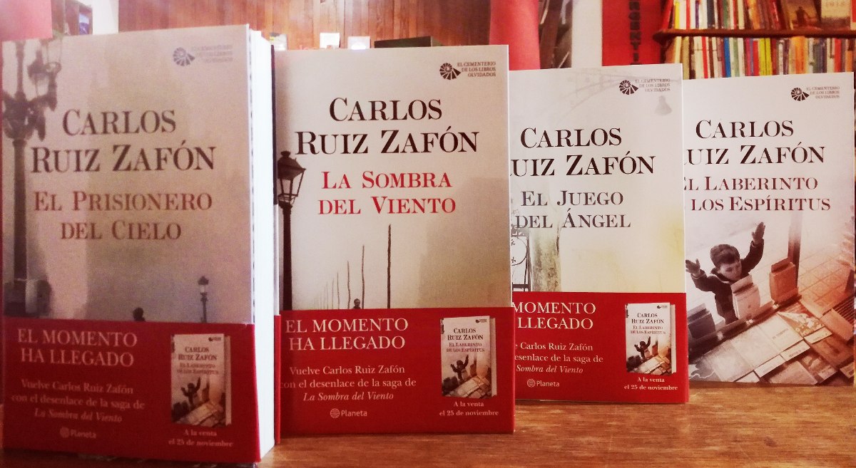 رباعية مقبرة الكتب المنسية للكاتب كارلوس زافون