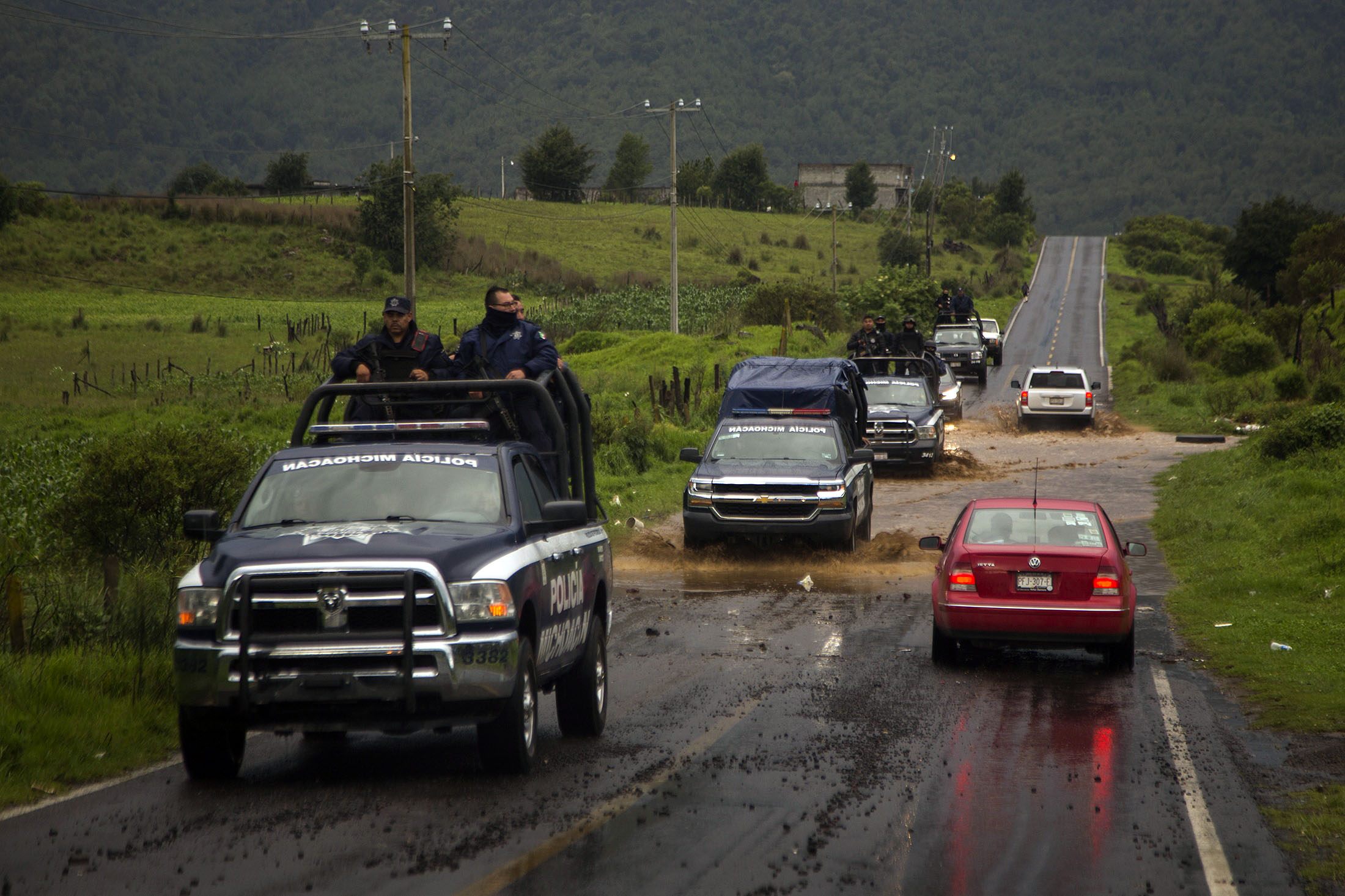 دوريات شرطية لتأمين انتخابات الرئاسة فى المكسيك