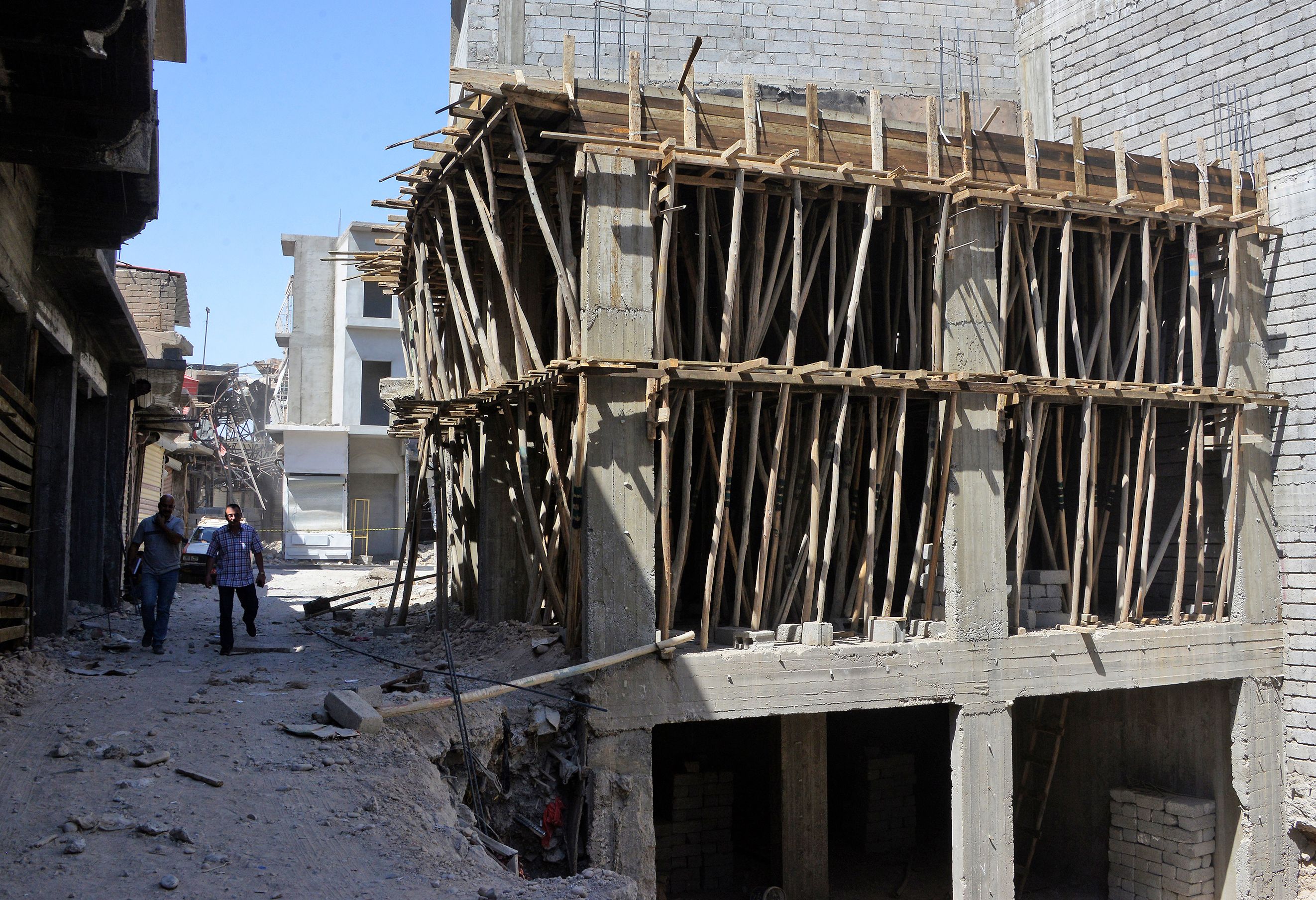 عملية إعادة اعمار منازل الموصل العراقية