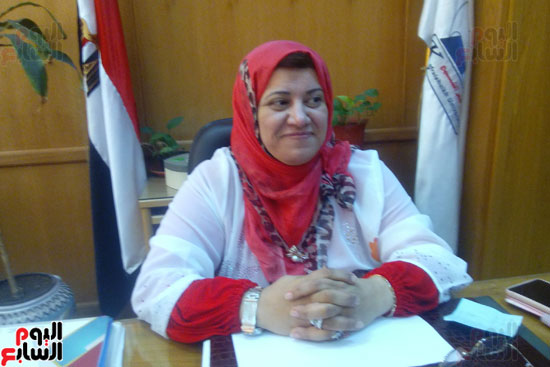 الدكتورة أمانى شاكر عميد كلية التربية النوعية بكفر الشيخ