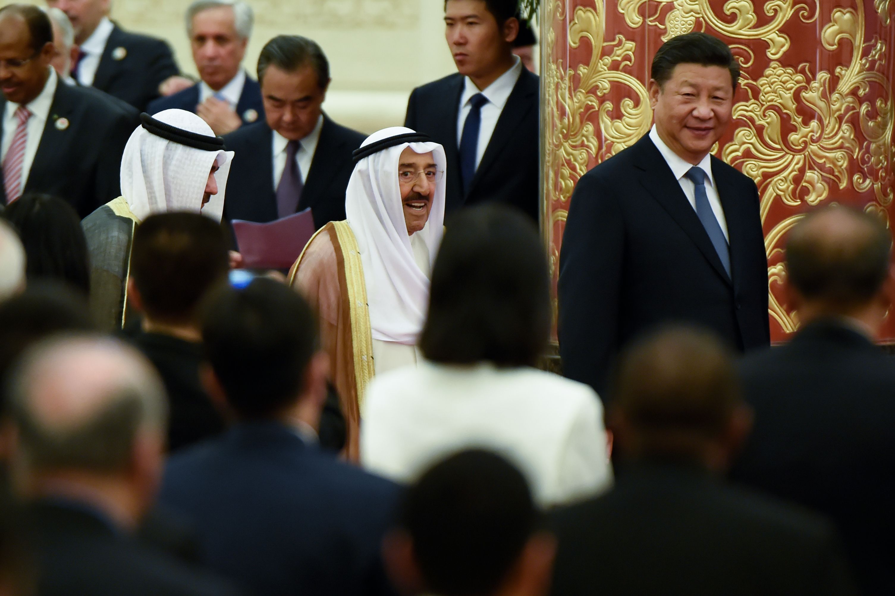 رئيس الصين وأمير الكويت فى بكين
