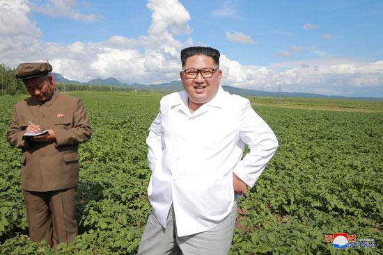  زعيم كوريا الشمالية كيم جونج اون 