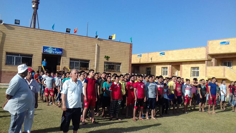 المشاركون بمعسكر الشباب بمصيف بلطيم