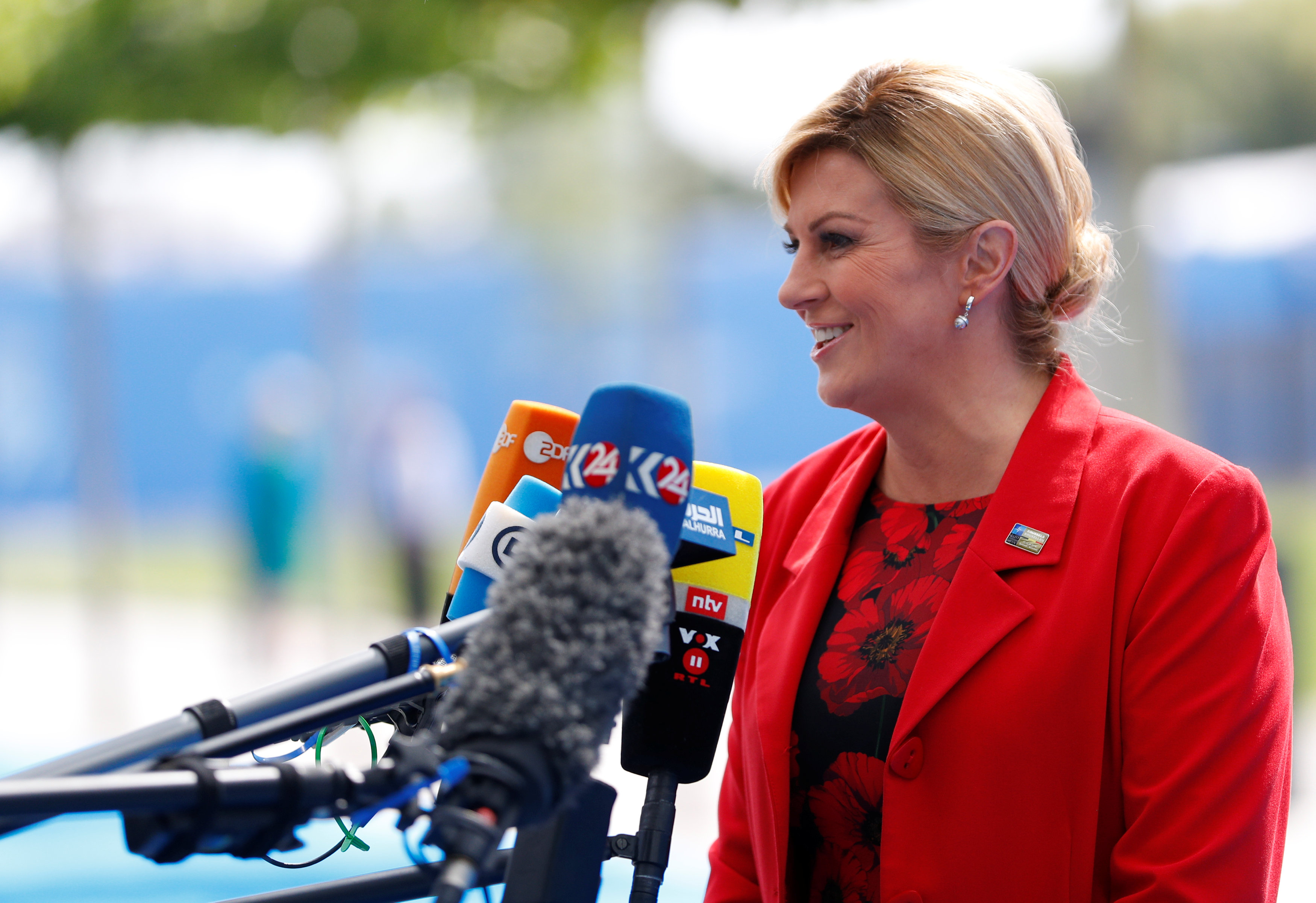 	تصريحات من الرئيسة الكرواتية على هامش قمة الناتو