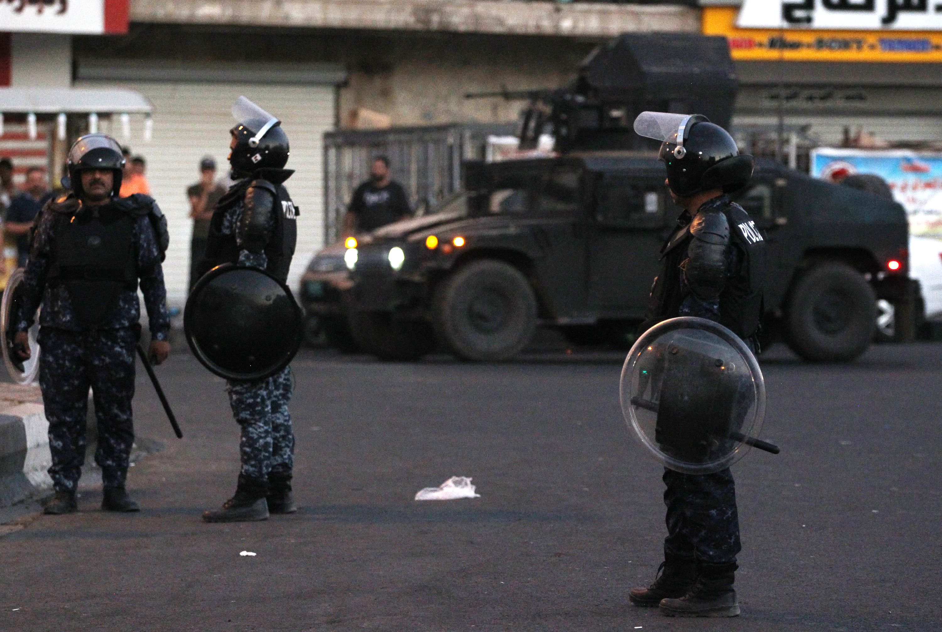 آليات الشرطة العراقية