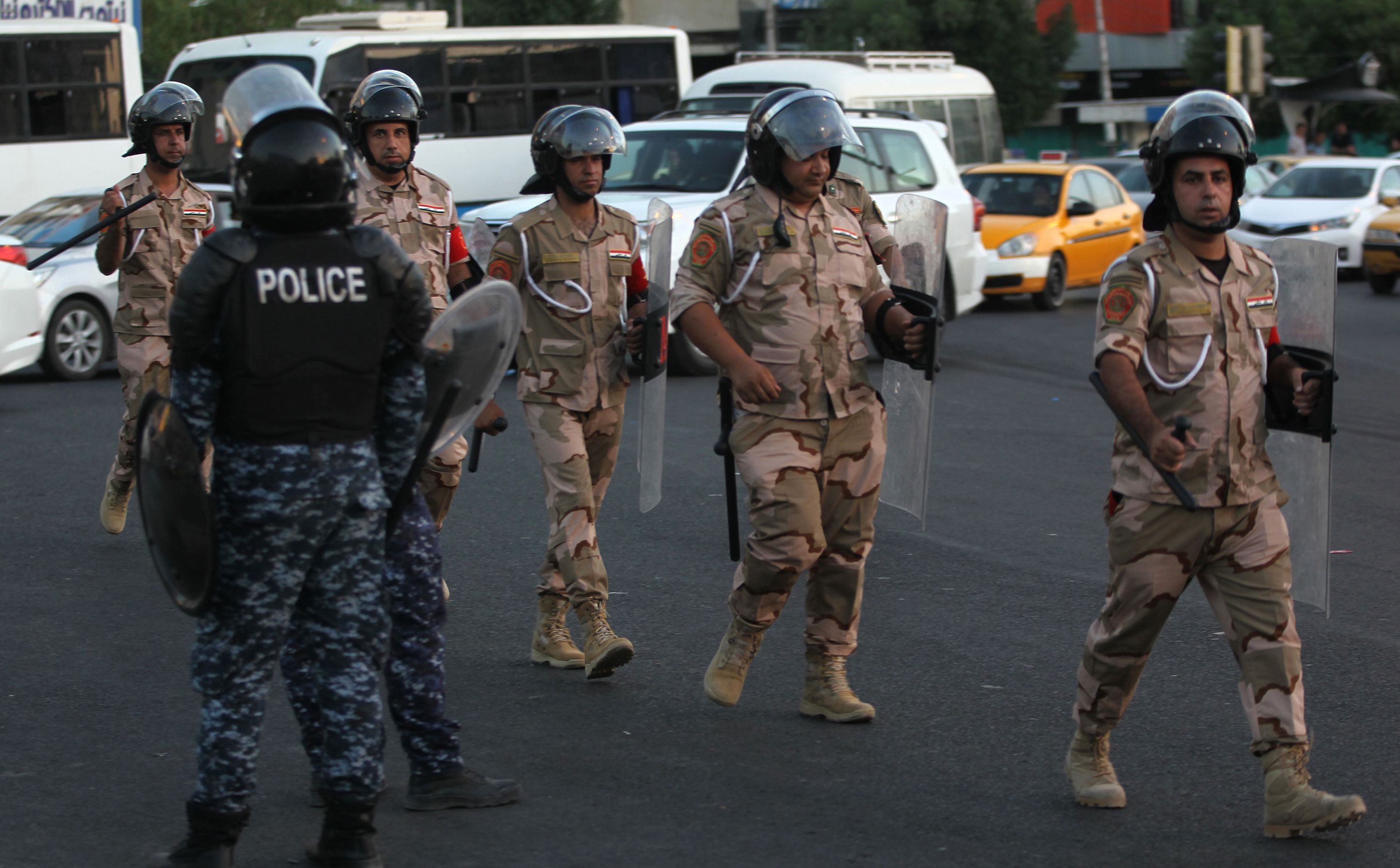 انتشار الشرطة العراقية