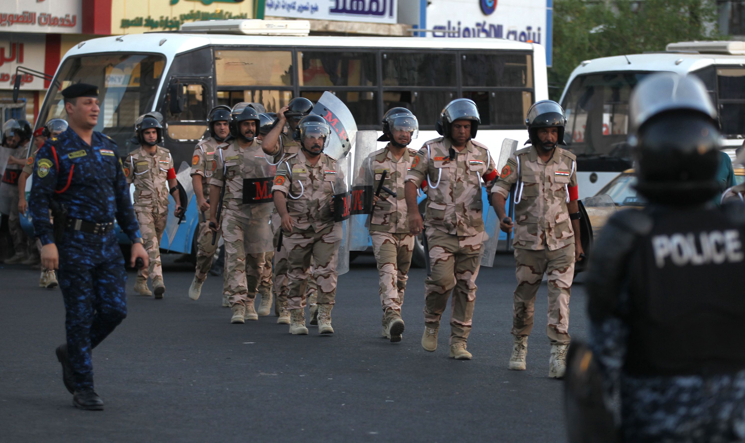 تأمين الشرطة العراقية