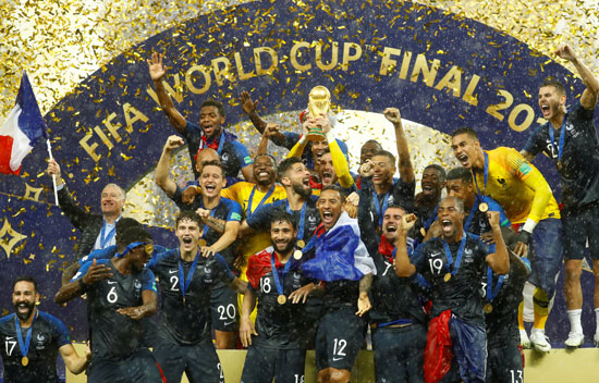 مراسم تتويج منتخب فرنسا بكأس العالم 2018  (6)