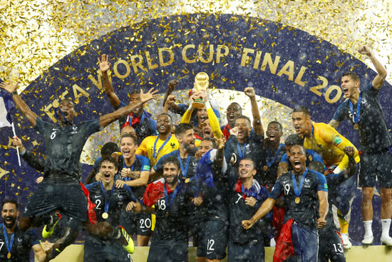 مراسم تتويج منتخب فرنسا بكأس العالم 2018  (7)