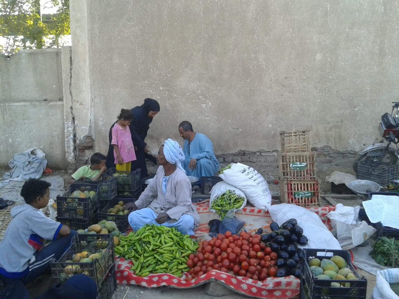 مجلس مدينة إسنا ينقل الباعة الجائلين من سوق أحمد عرابى لمنطقة السوق الجديدة