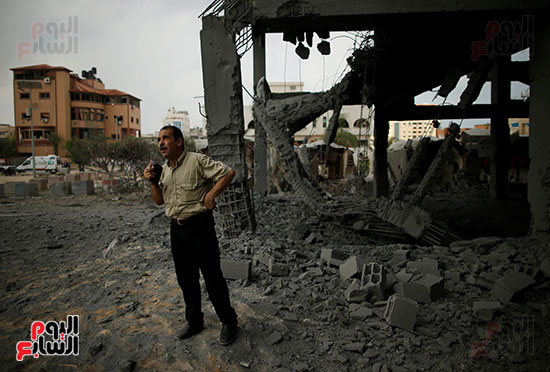 مبنى دمره القصف الإسرائيلى