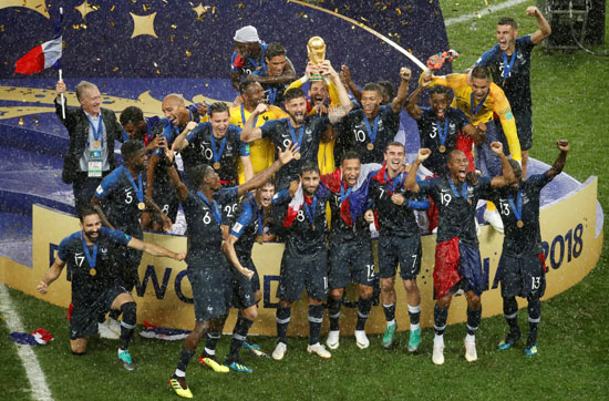 مراسم تتويج منتخب فرنسا بكأس العالم 2018  (4)