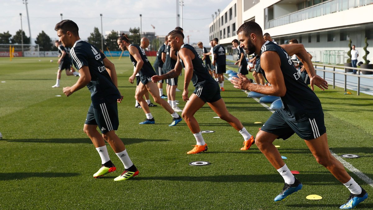 التدريب الأول لريال مدريد استعدادا للموسم الجديد (2)