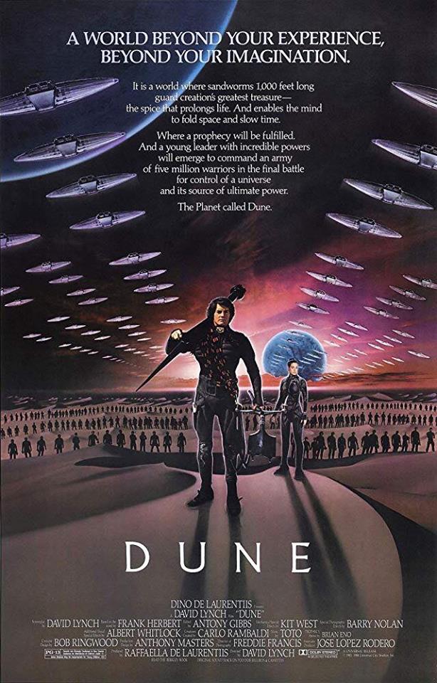 بوستر فيلم Dune  فى الثمانينات