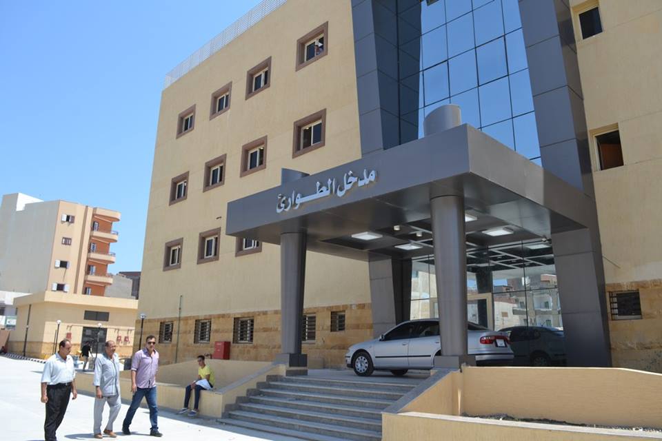 2- مدخل الطوارئ  لمستشفى  بلطيم المركزي
