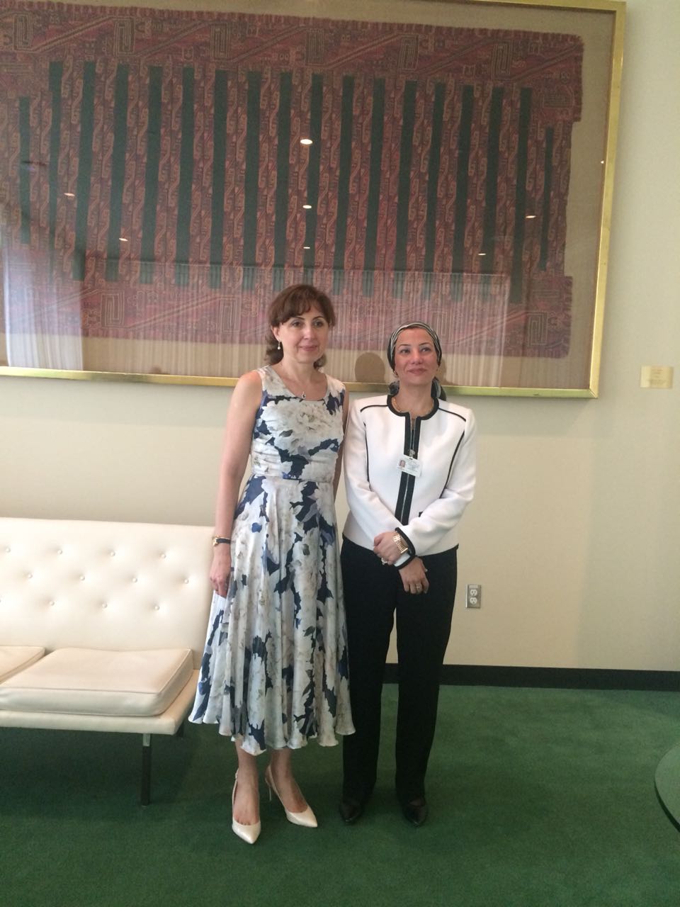 ياسمين فؤاد وزيرة البيئة تلتقى (كريستينا بالمر) السكرتيرة التنفيذية لاتفاقية التنوع البيولوجي