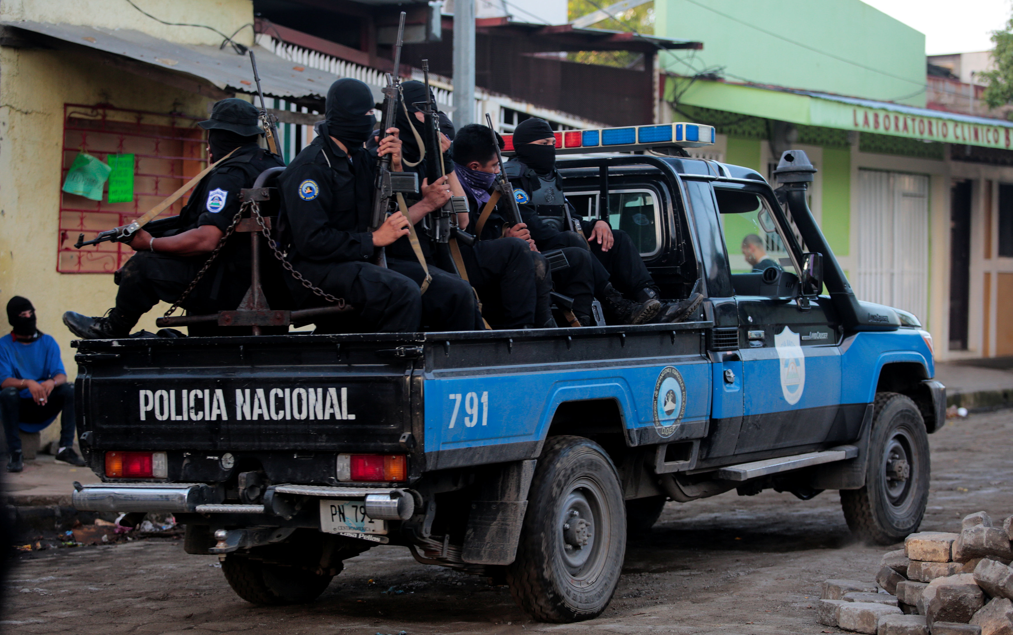 قوات الأمن فى نيكاراجوا 