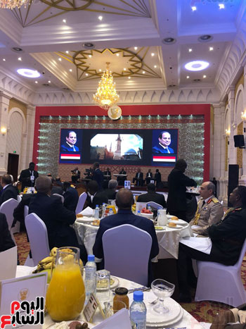 حفل عشاء على شرف الرئيس عبد الفتاح السيسي (2)