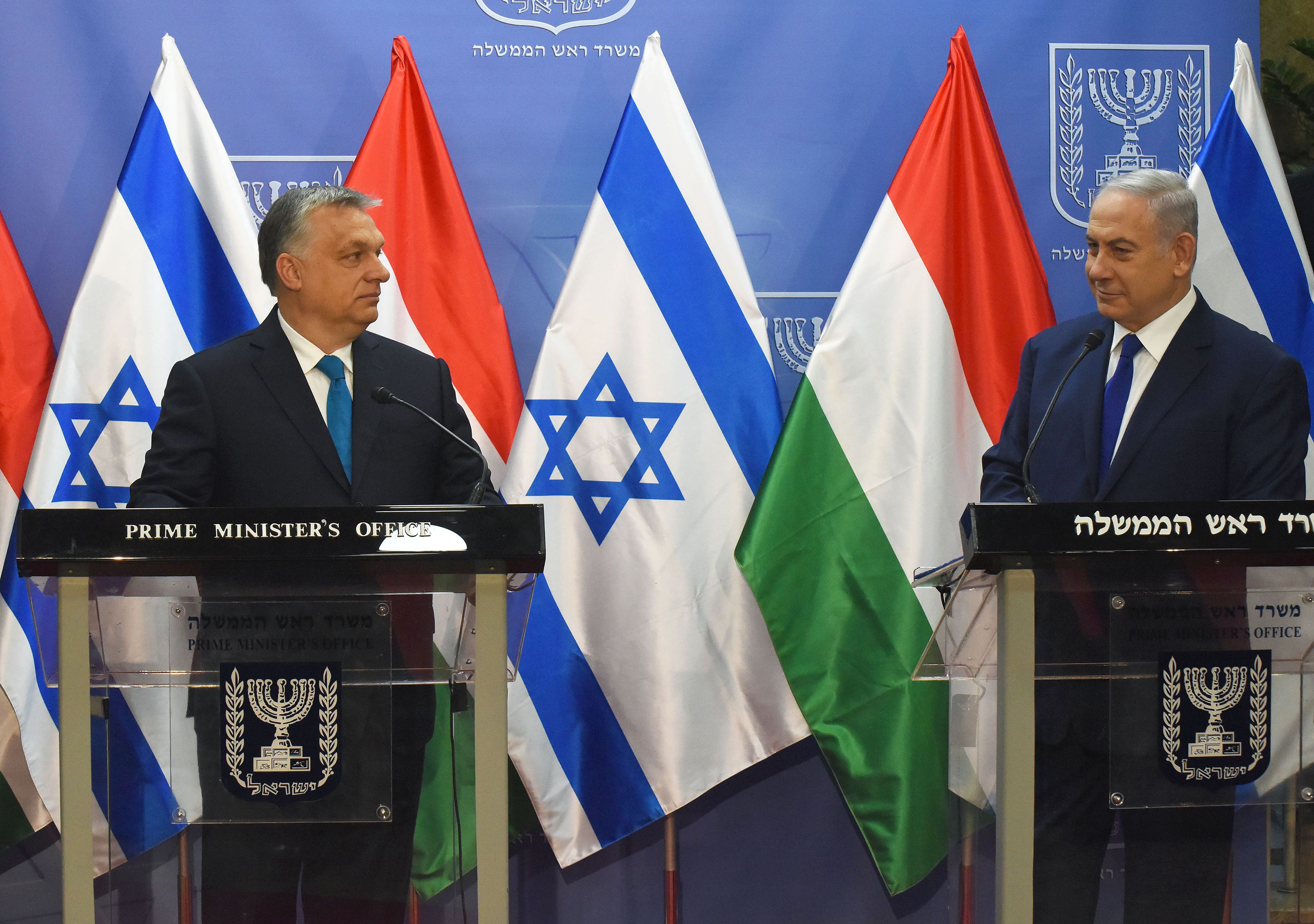 رئيس الوزراء المجرى يلتقى بنيامين نتنياهو