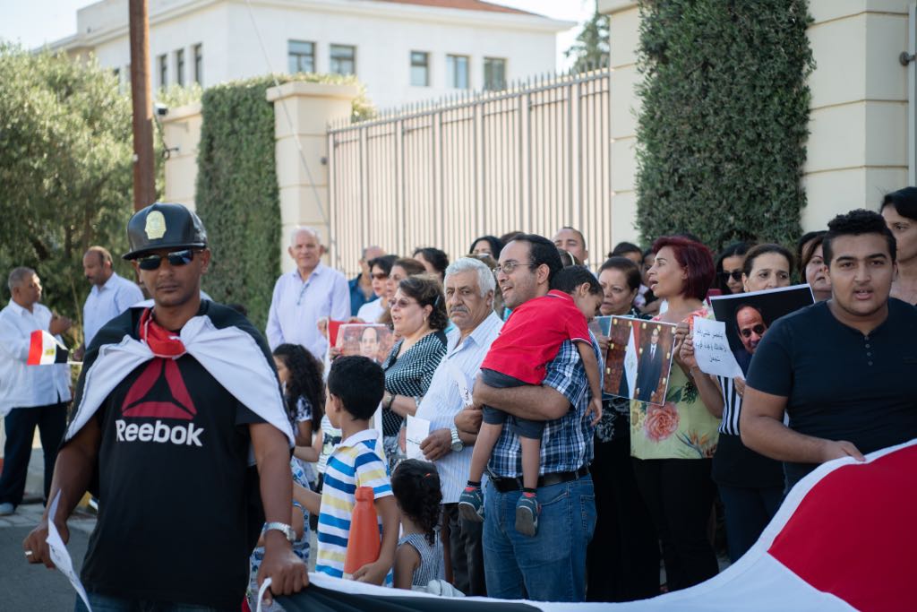 مصريون يحتفلون بذكرى 30 يونيو فى قبرص (2)