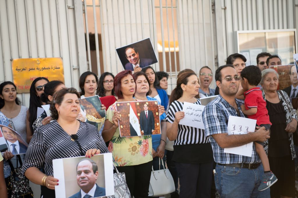 مصريون يحتفلون بذكرى 30 يونيو فى قبرص (1)