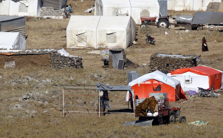 مخيم لنازحين سوريين