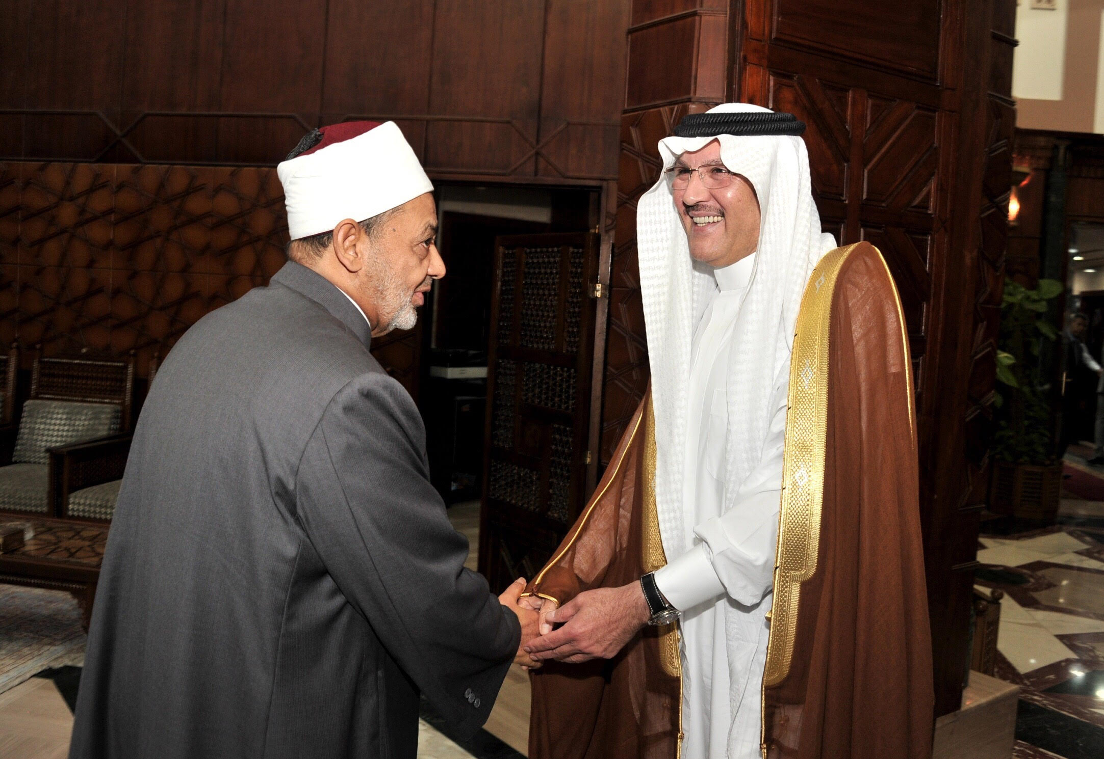شيخ الأزهر والسفير السعودى شيخ الأزهر والسفير السعودى