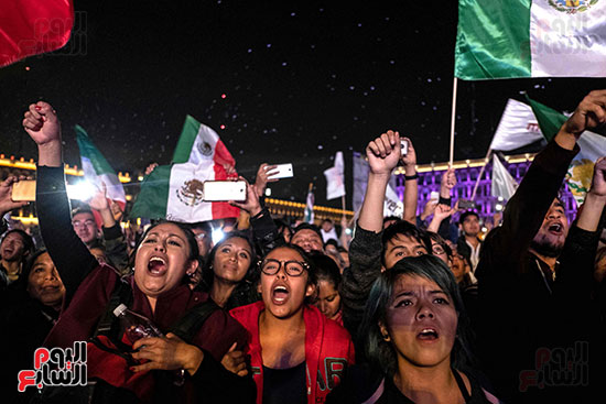 الاحتفالات سادت العاصمة المكسيكية