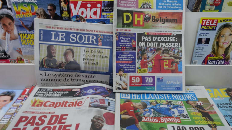 عناوين وأغلفة صحف بلجيكا قبل مباراة اليابان
