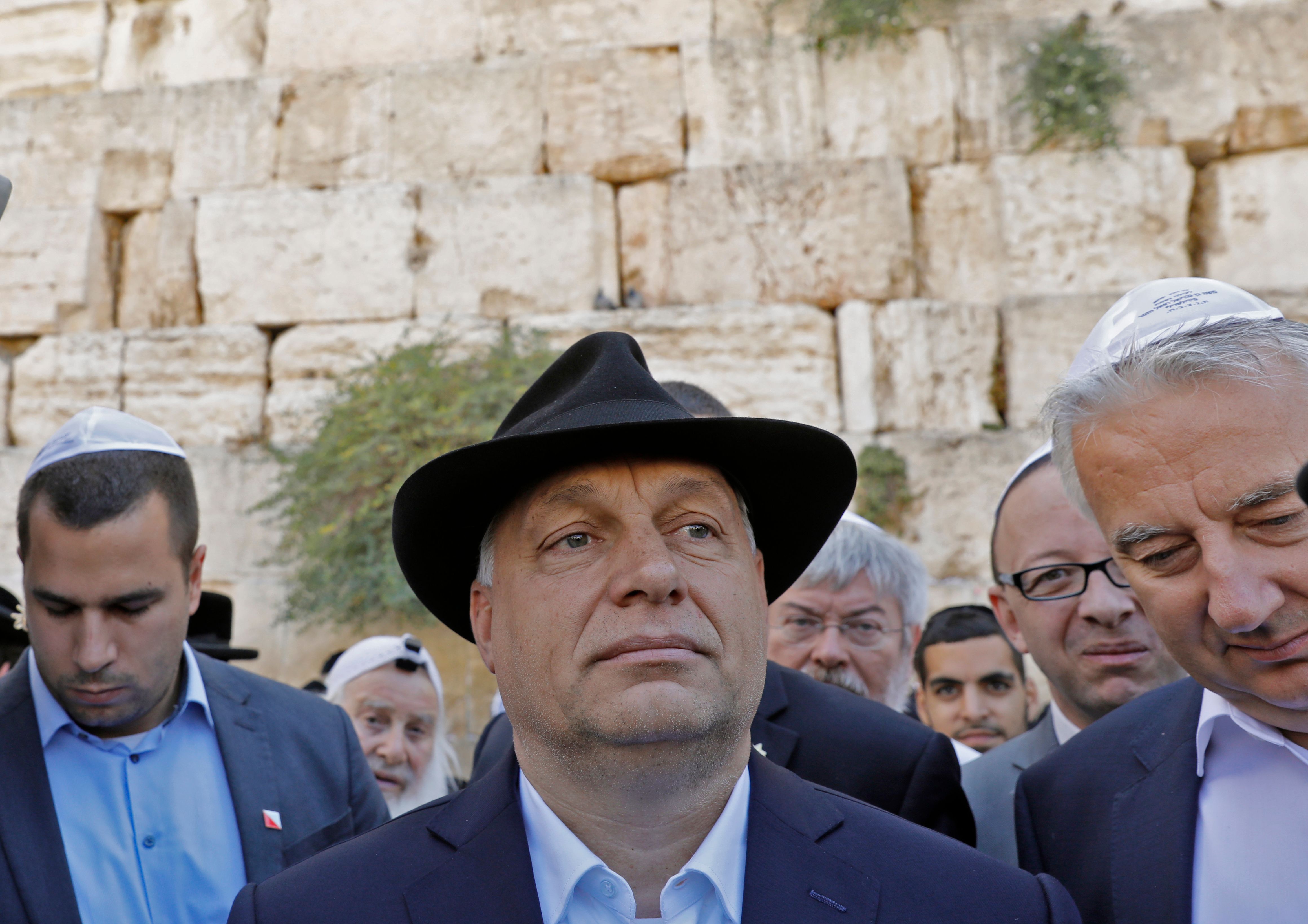 رئيس وزراء المجر  فى القدس المحتلة