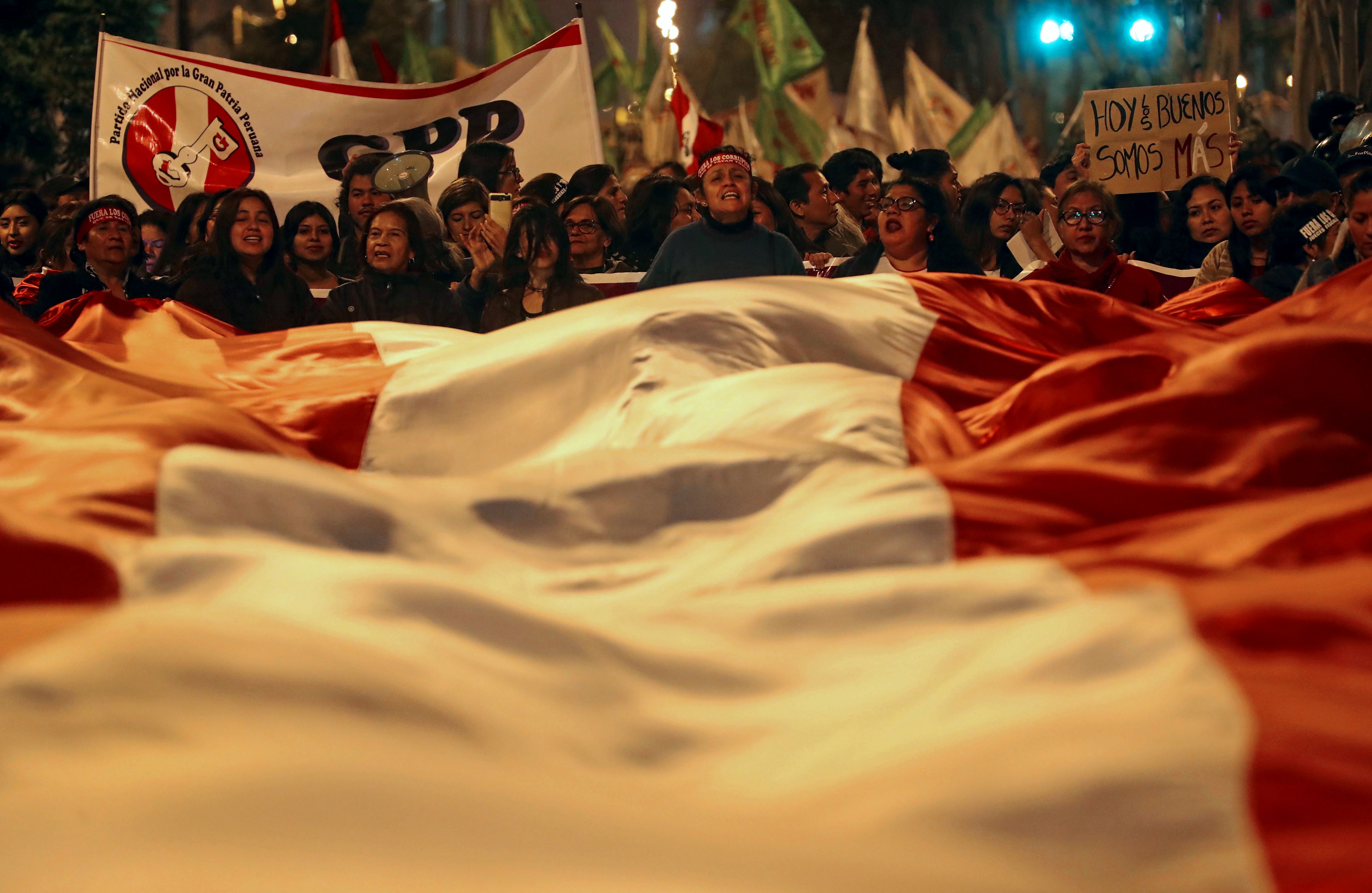متظاهرو بيرو