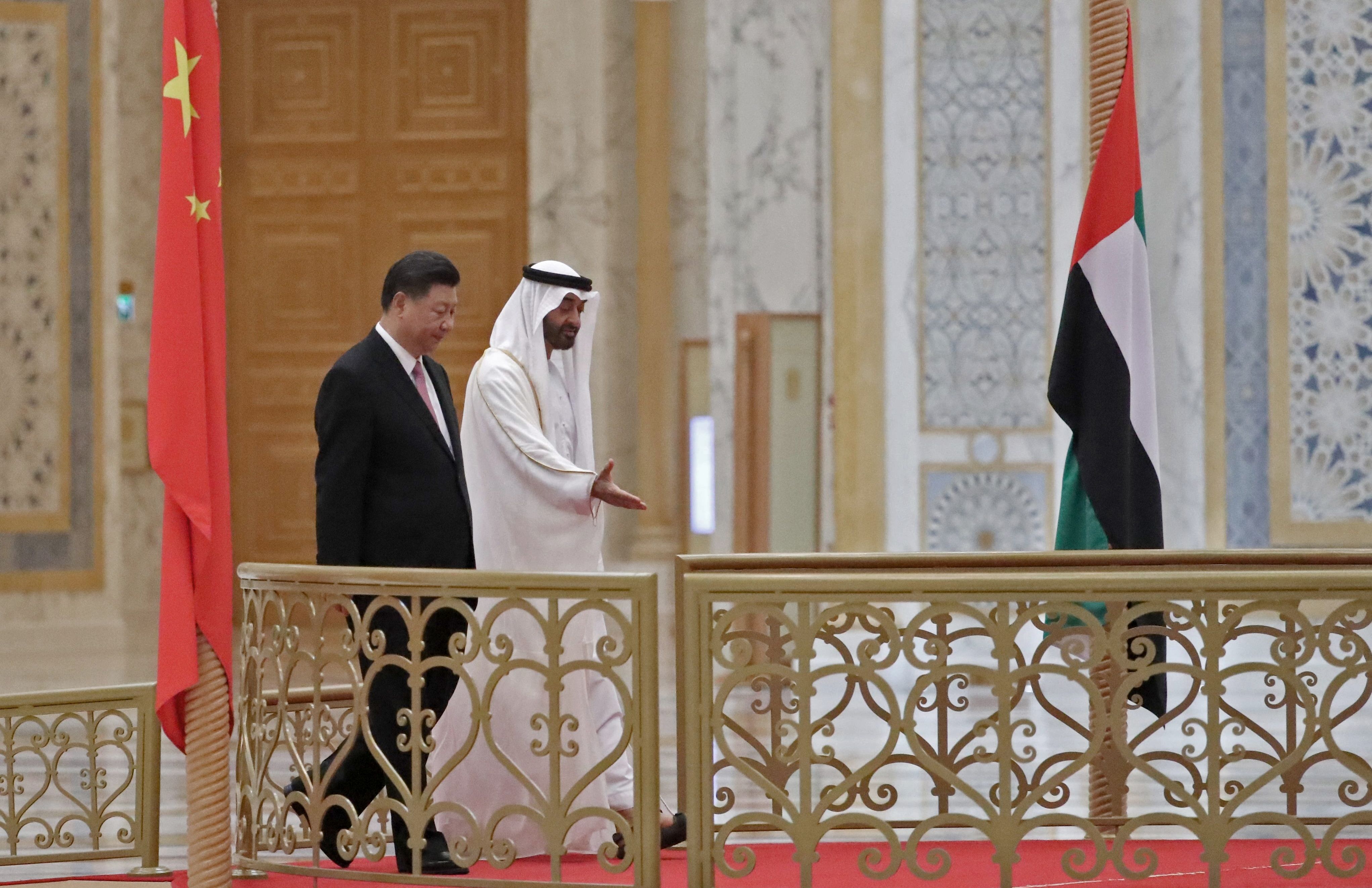 جانب من حفل استقبال الرئيس الصينى فى الإمارات