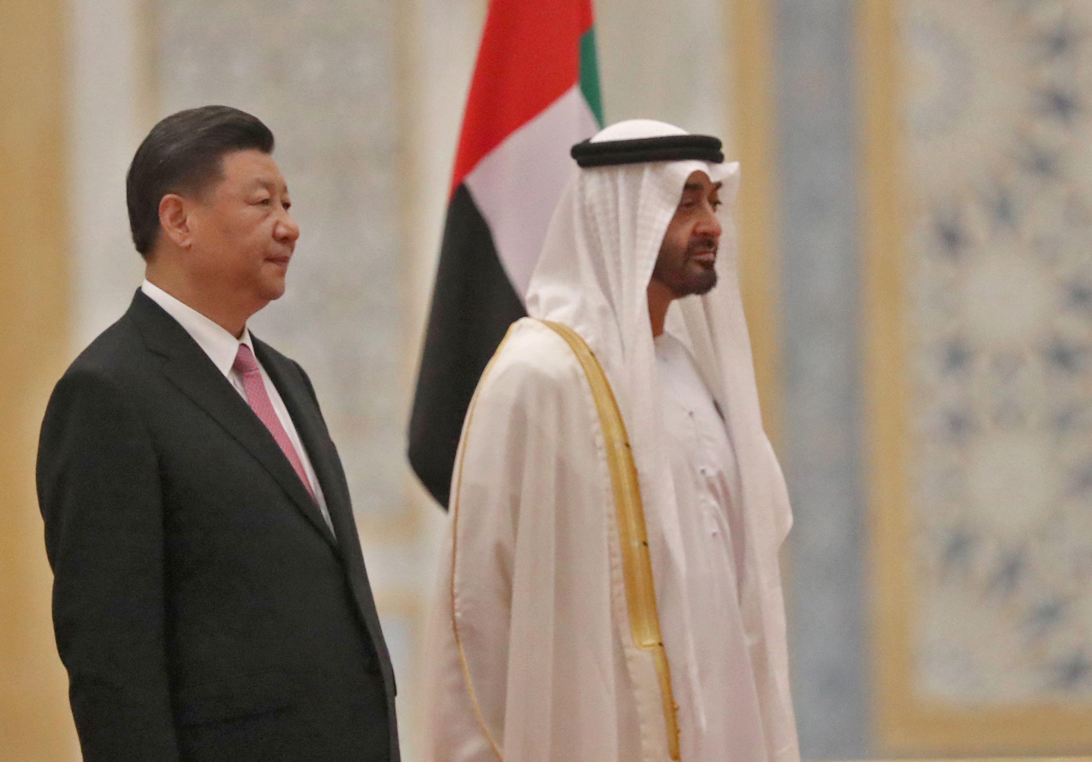 ولي عهد أبو ظبى والرئيس الصينى