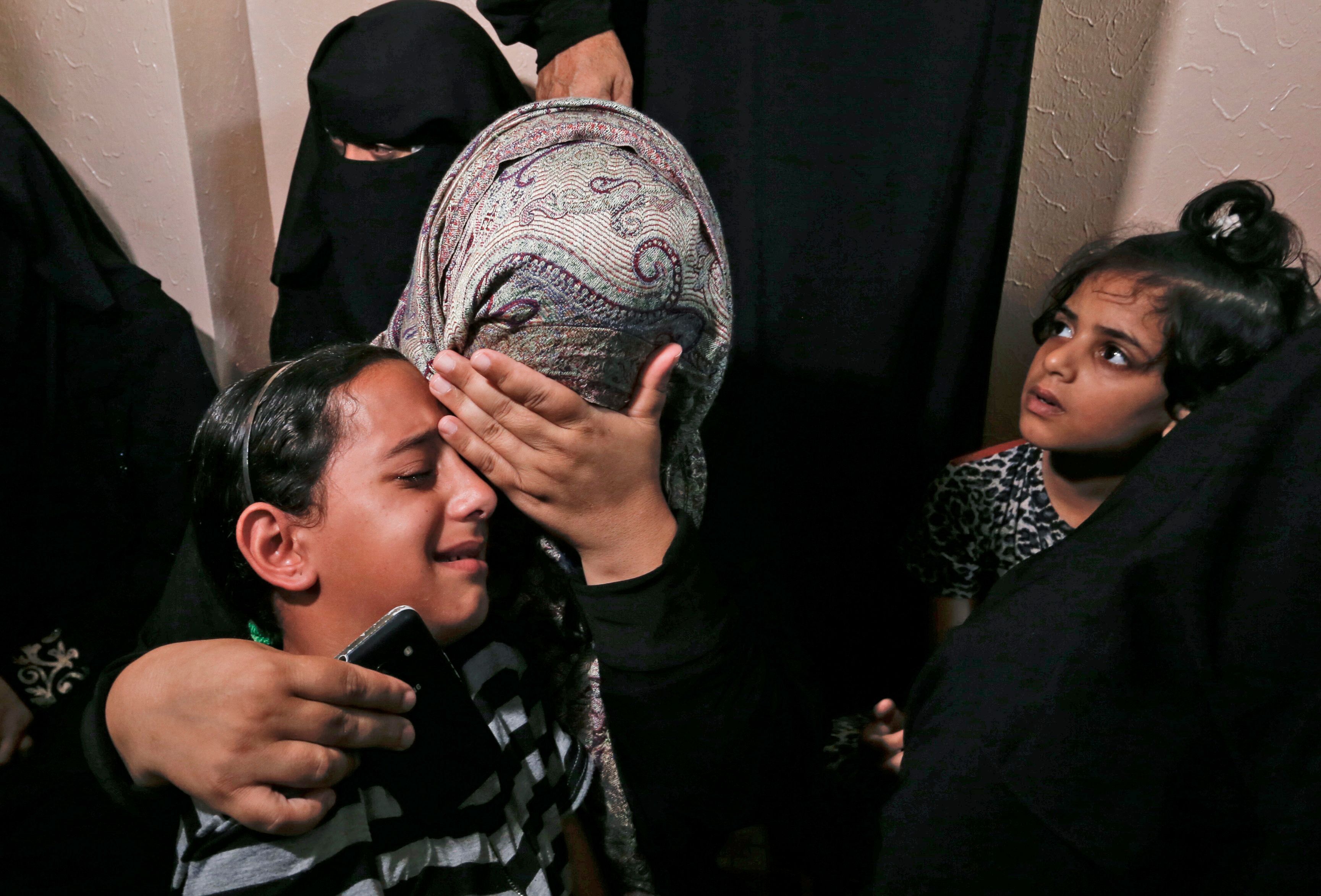حزن فى غزة