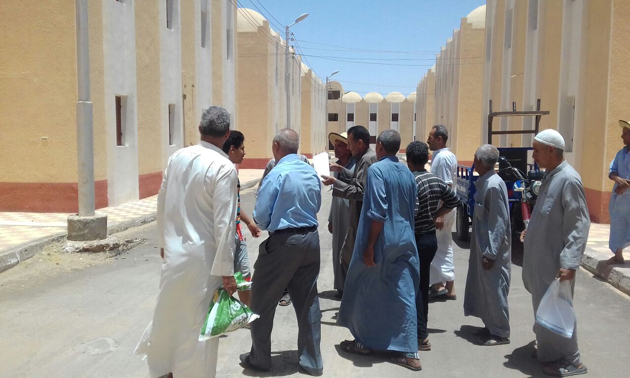 أثناء توزيع الوحدات