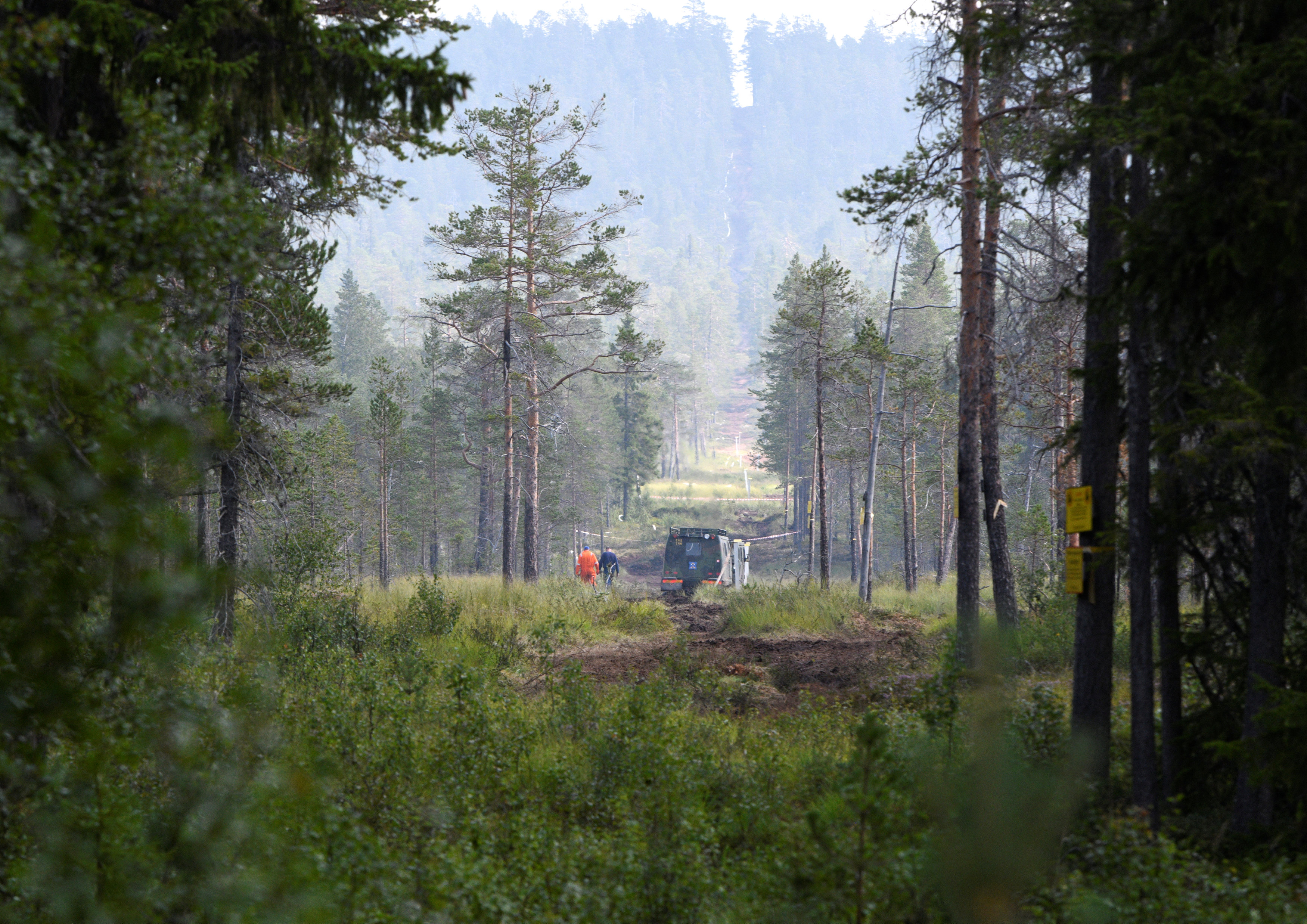 حرائق الغابات في السويد