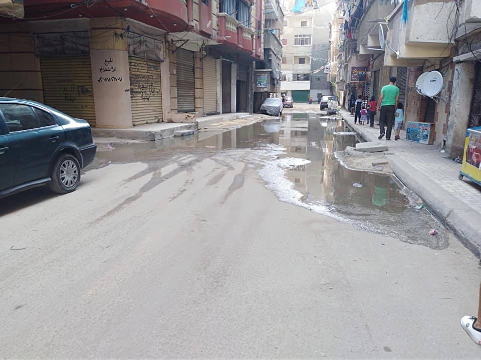 مياه الصرف بشارع مسجد التيار بالإسكندرية  (3)