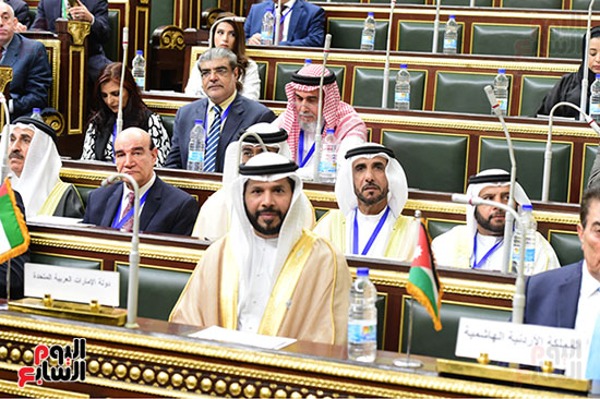 صور جلسة طارئة للبرلمان العربى حول تداعيات قضية القدس (7)