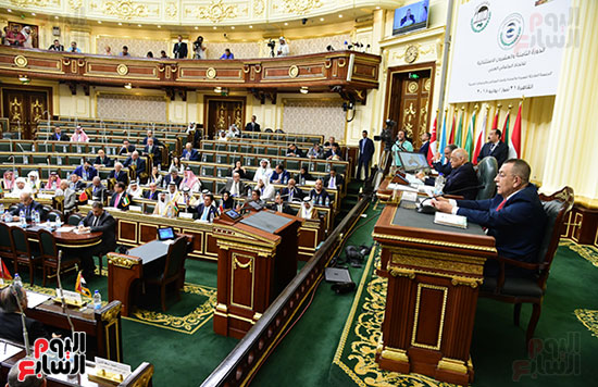 صور جلسة طارئة للبرلمان العربى حول تداعيات قضية القدس (20)
