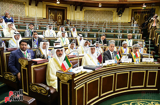 صور جلسة طارئة للبرلمان العربى حول تداعيات قضية القدس (18)