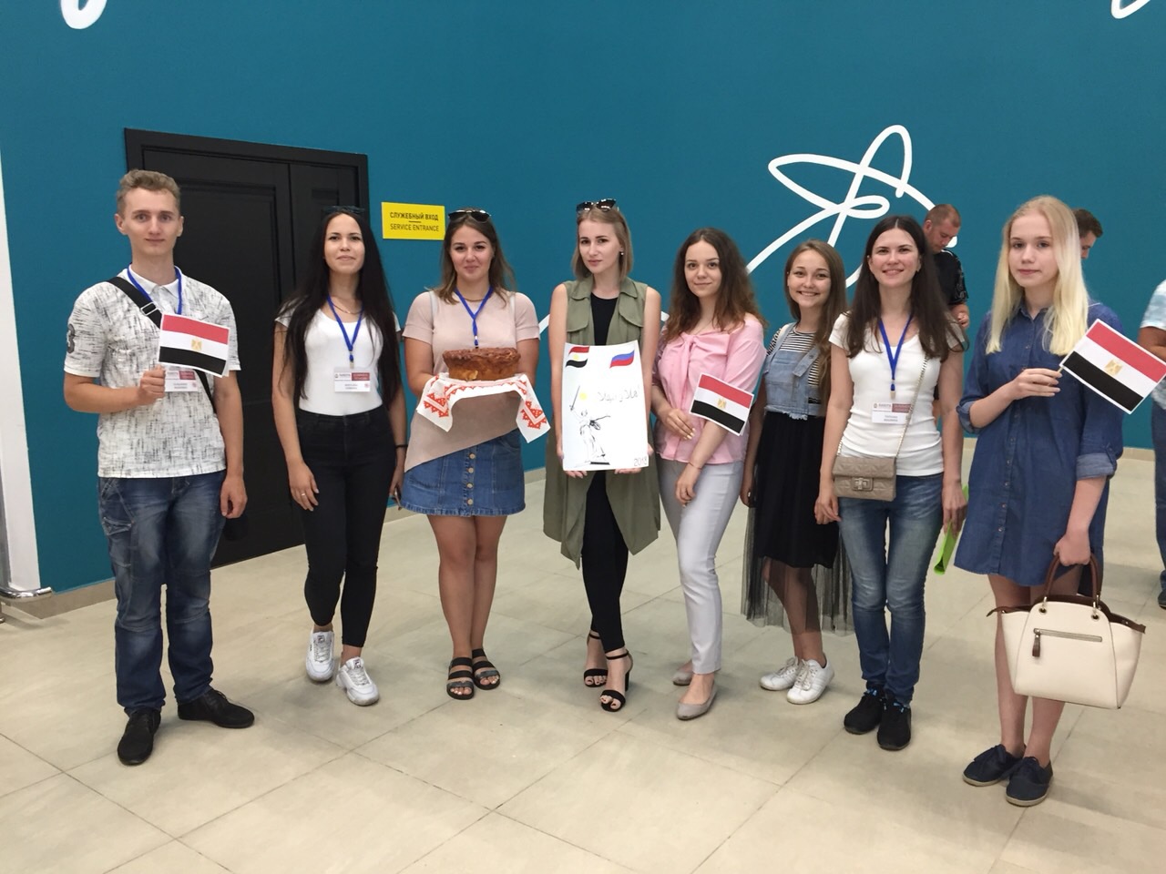 طلاب جامعة المنصورة يزورون الأكاديمية الوطنية الروسية  (2)