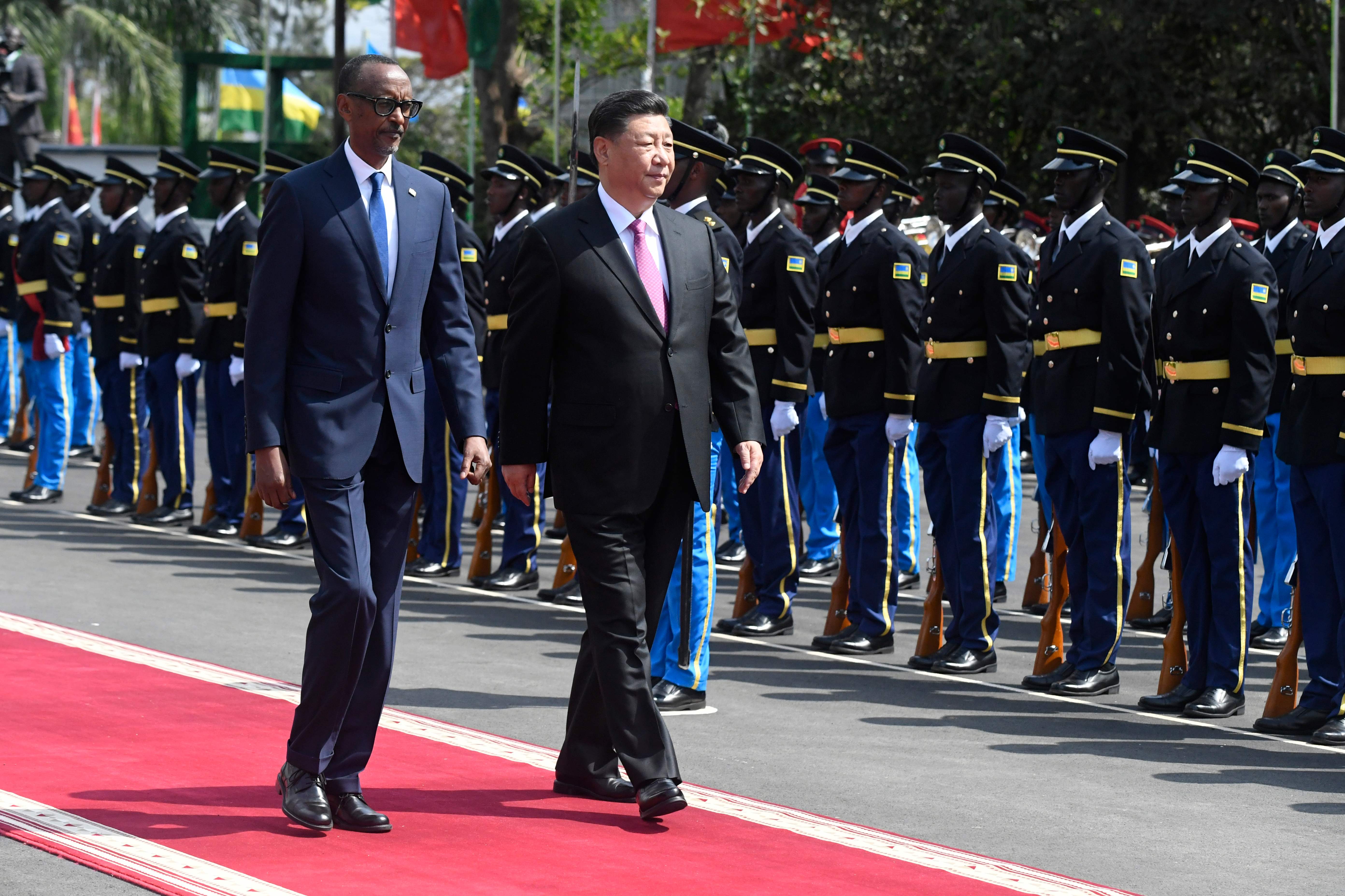 رئيس الصين ورئيس رواندا