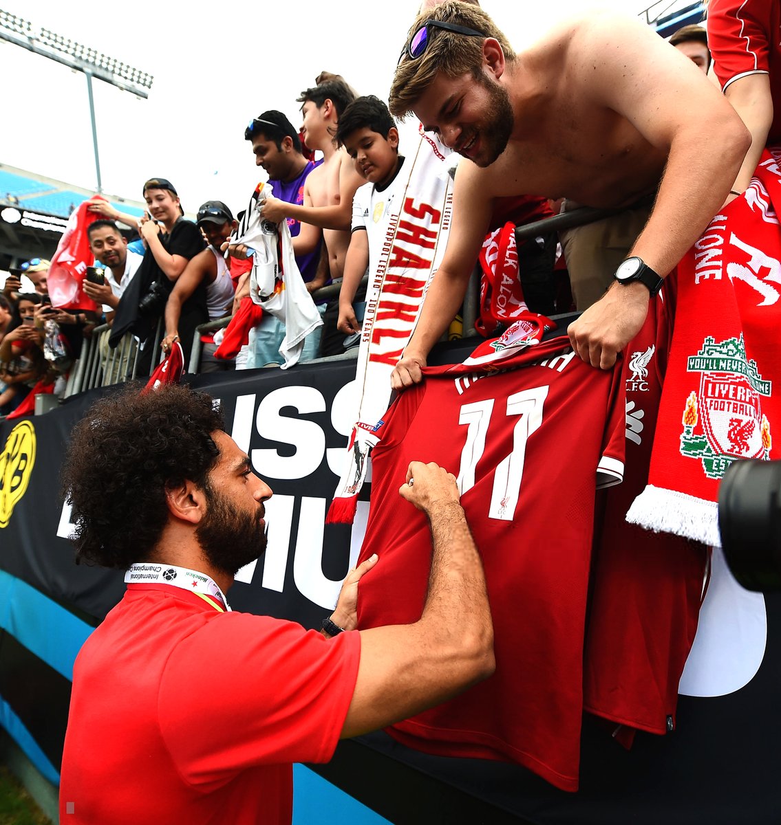 محمد صلاح وجماهير ليفربول