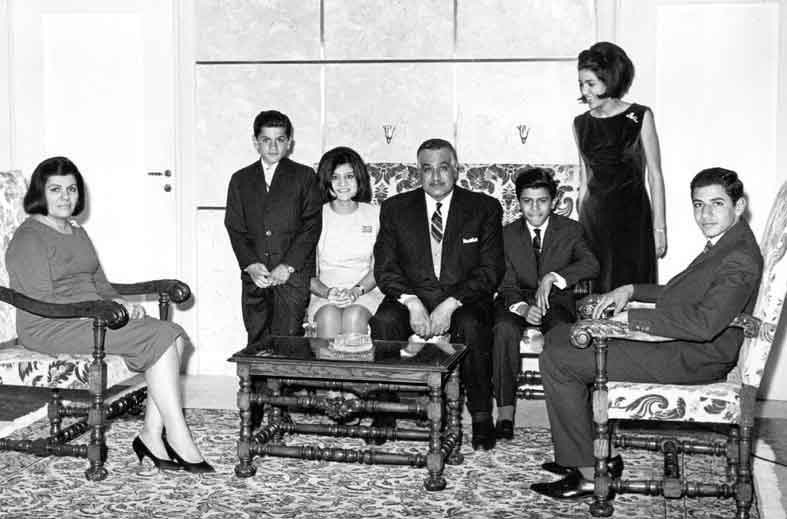 عائلة الزعيم الراحل جمال عبد الناصر